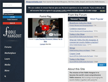 Tablet Screenshot of fiddlehangout.com